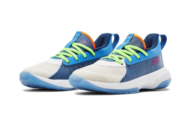 (PS) Under Armour Curry 7 Little 'Super Soaker' 3022114-404
