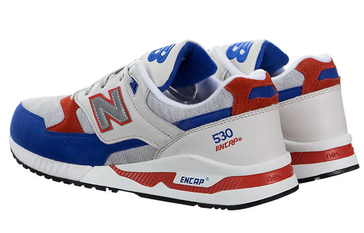 New Balance 530 Series Wear-resistant Non-Slip Low Tops Casual White Blue M530CKA