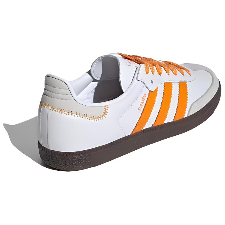 (WMNS) adidas Samba OG 'Cloud White Orange' IE6521