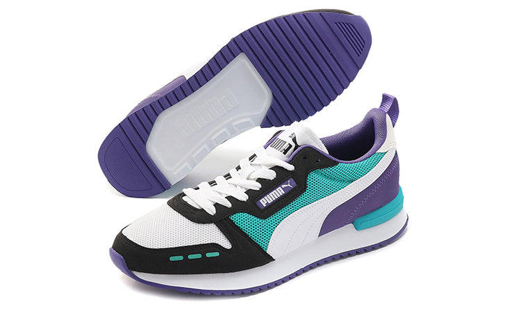 PUMA R78 Blue/White/Purple Low sneakers 373117-11