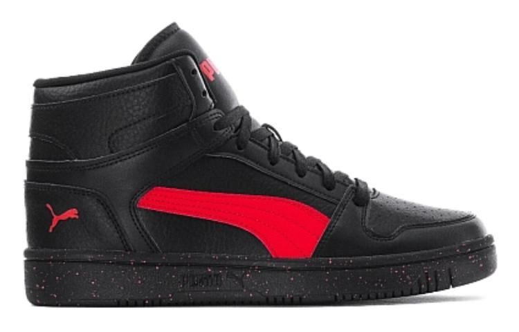 PUMA Rebound Layup Skateboarding Shoes 'Black Red' 392984-02