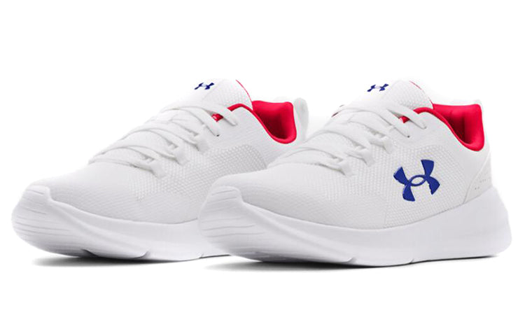 Under Armour Unisex Essential Low-Top Running Shoes White/Blue 3022954-106