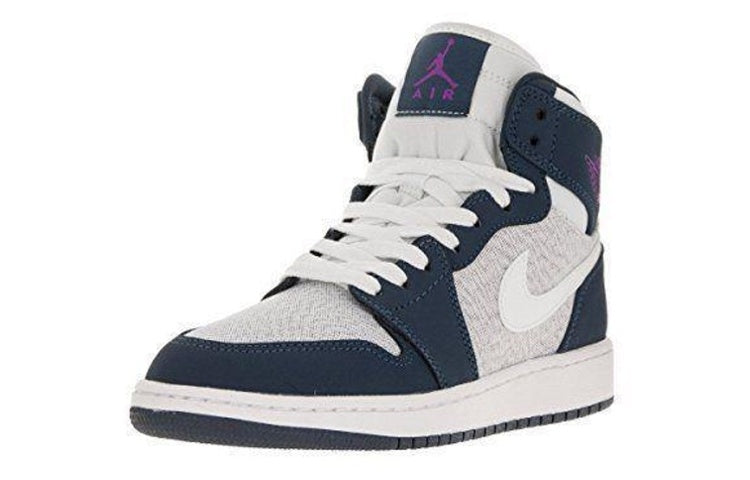 (GS) Air Jordan 1 Retro High 'Squadron Blue' 332148-117