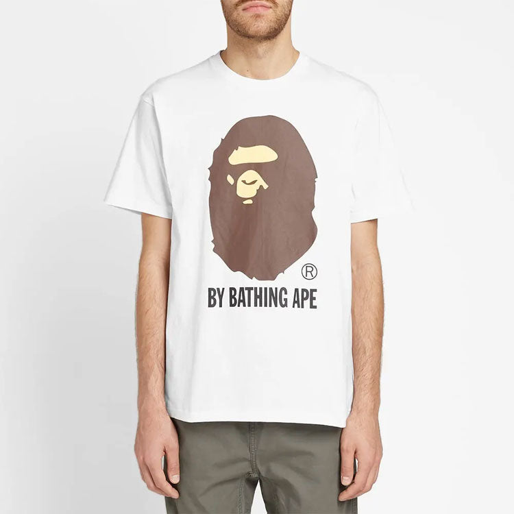 A Bathing Ape Head Logo T-Shirt 'White' BAPE-SS18-051
