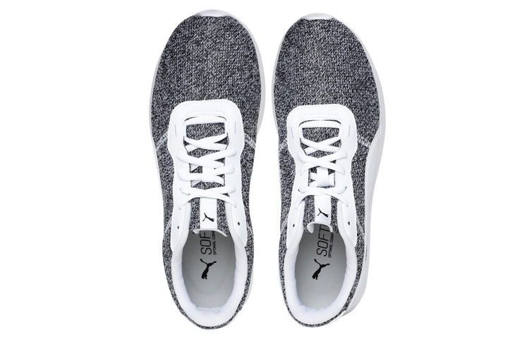 PUMA St Activate Heather Low Top Running Shoes Black/White 369379-02