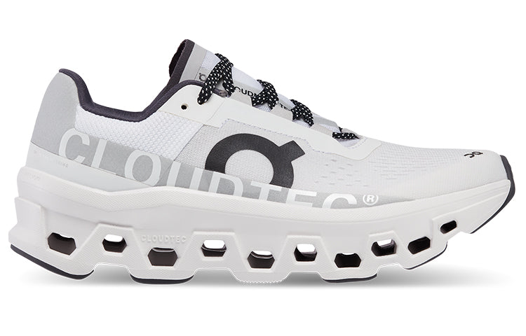 (WMNS) On Running Cloudmonster 'White Black Grey' 61.98433