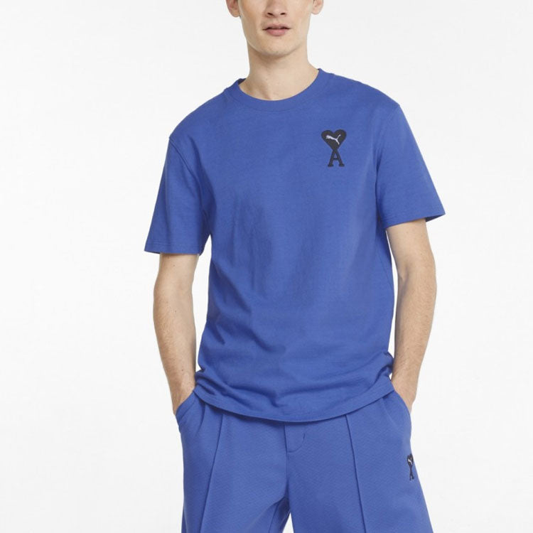 PUMA X AMI Graphic T-Shirt 'Blue' 534070-93