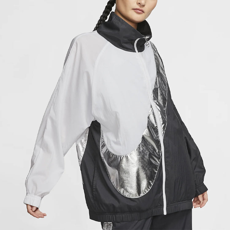 (WMNS) Nike For Swoosh Jacket Woven Cb Gel Jacket For Black CQ8023-011