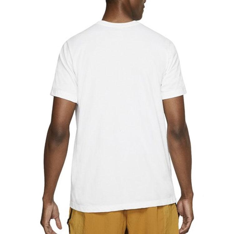 Nike Dri-fit Hook Printing Short Sleeve White CQ6559-100