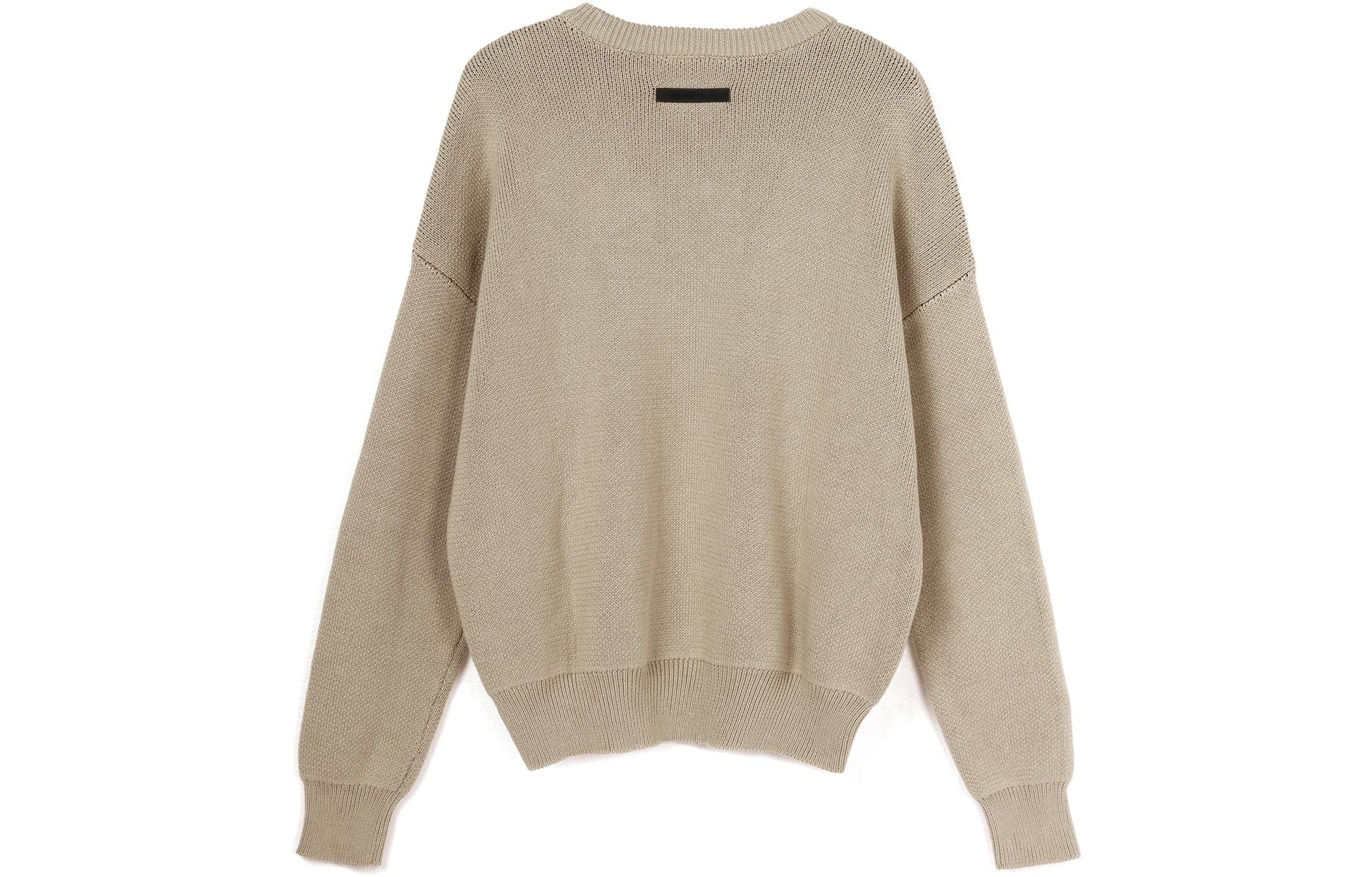 Fear of God Essentials FW21 Knit Pullover Sweater Linen FOG-FW21-109