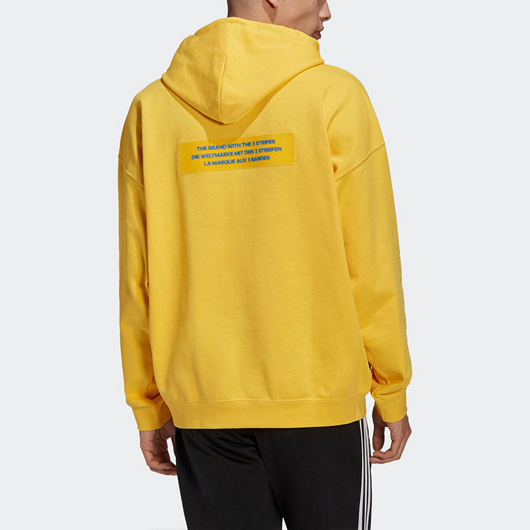 adidas originals Big Trfl Logo Pattern Sports Yellow H36281
