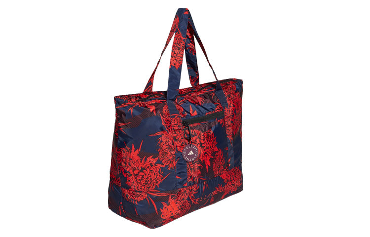 (WMNS) adidas By Stella McCartney Printed Tote Bag 'Vivid Red Collegiate Navy' GT5559
