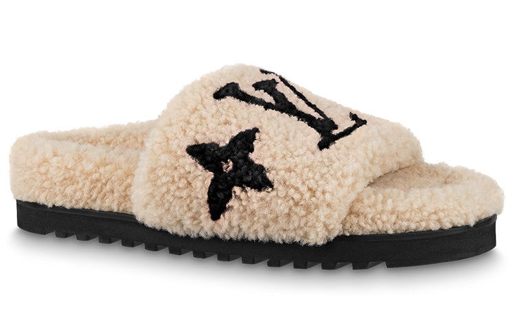 (WMNS) LOUIS VUITTON Paseo Comfort Flat Sandals 'Beige' 1ABWD1