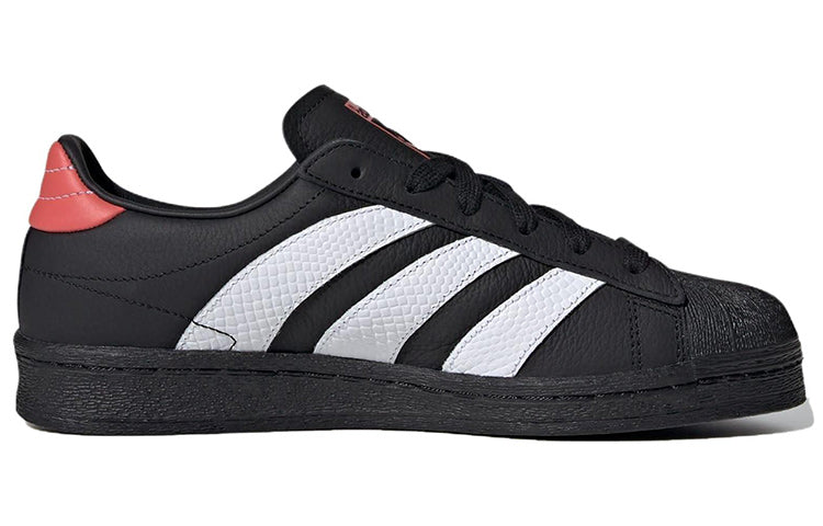(WMNS) adidas Superstar 82 'Black White Scarlet' IE3056