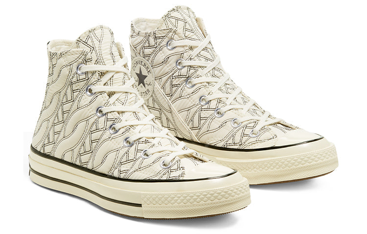 (WMNS) Converse Chuck 70 High 'Runway Cable - Egret Black' 568674C