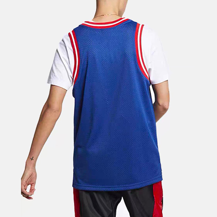 Nike Sportswear Mesh Basketball Jersey For Men Blue AR9893-438