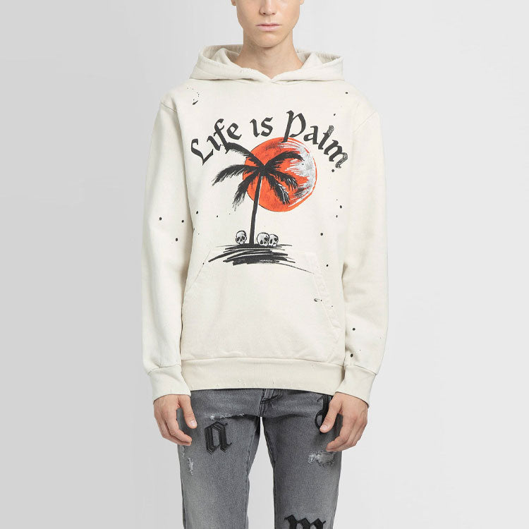 Palm Angels GD Sunset Palm Hoody 'Off White' PMBB117F22FLE0050310