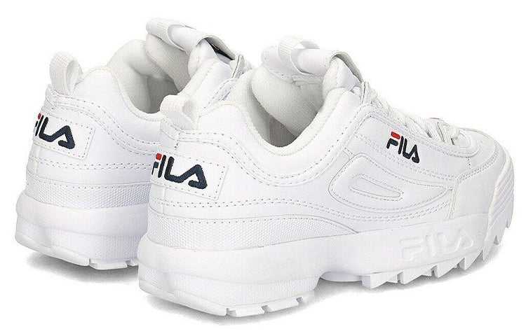 (WMNS) FILA Disruptor Low-top Running Shoes White 1010302_1FG