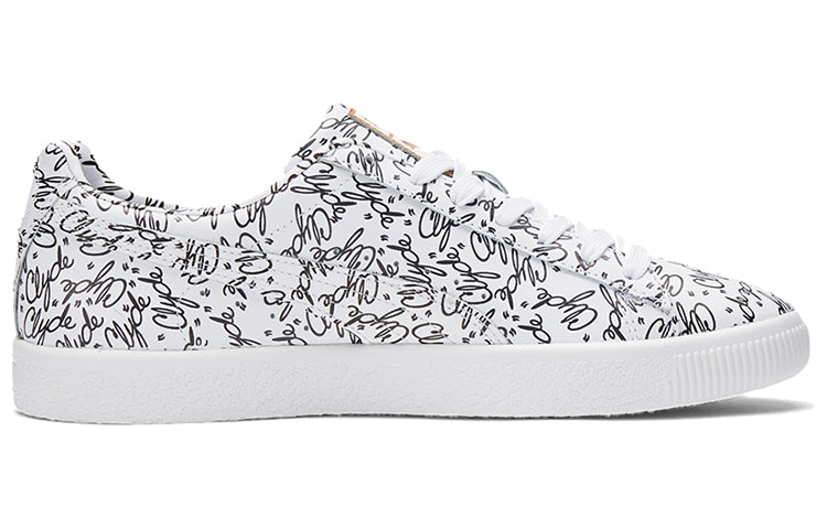 PUMA Clyde 'All Over Script Print' 375889-01
