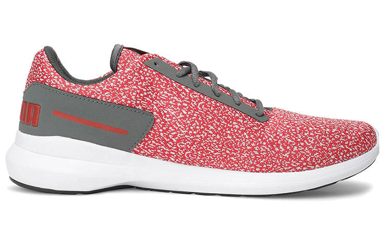 PUMA Pacer El Idp Low Running Shoes Grey/Red/White 371517-02