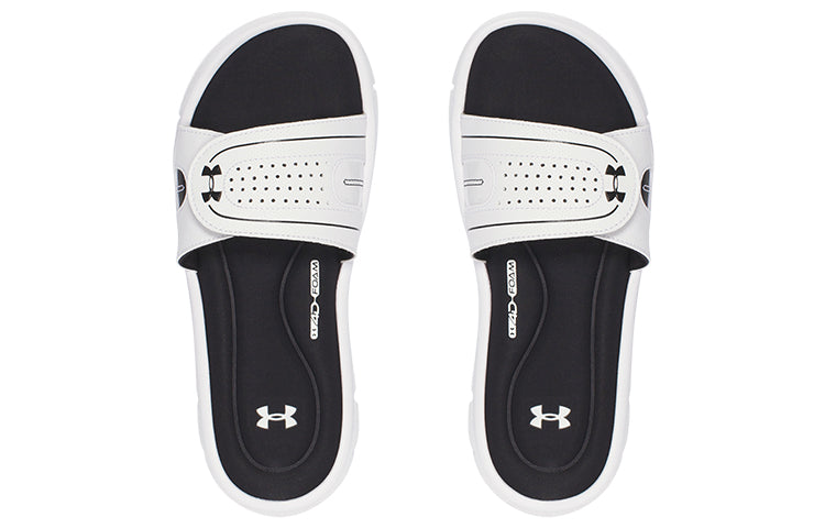 (WMNS) Under Armour Ignite VII Sandals Black/White 1287319-100