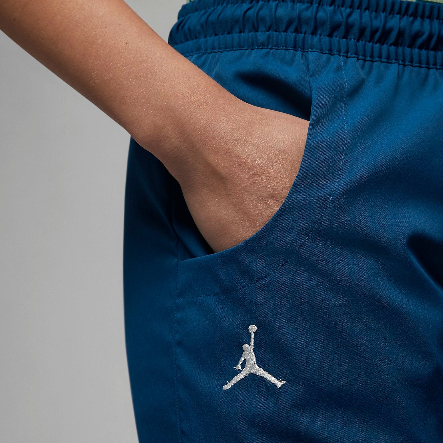 (WMNS) Air Jordan Woven Trousers 'Turquoise' FB5122-427