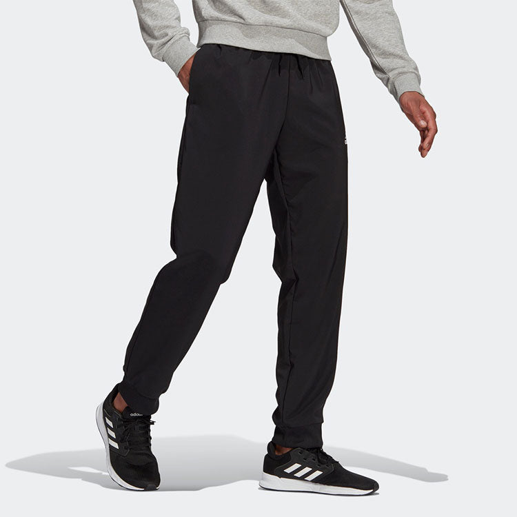adidas M Stanfrd Tc Pt Embroidered Small Logo Athleisure Casual Sports Long Pants Black GK8893