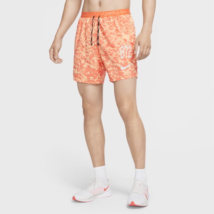 Nike Dri-FIT Stride Wild Run Unlined Running Shorts Orange CU5722-805