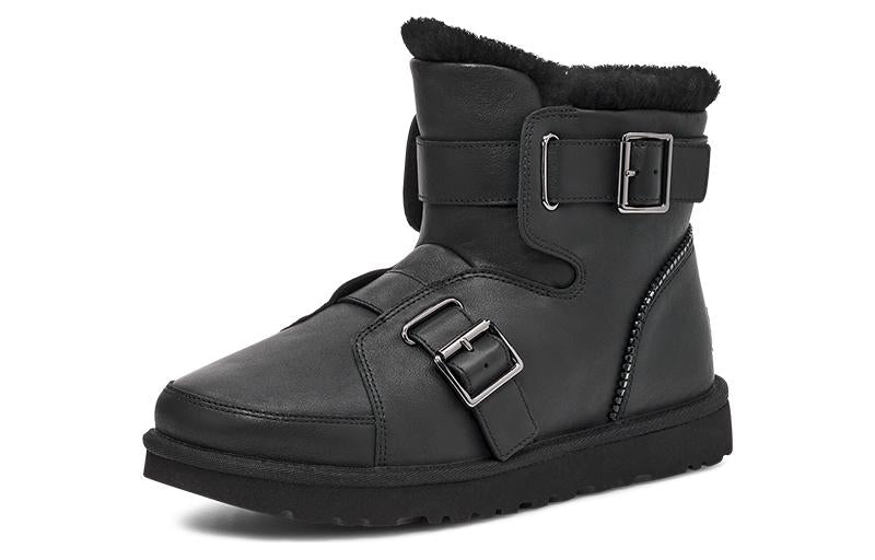 (WMNS) UGG Mini Buckle Short Boots 'Black' 1138157-BLK