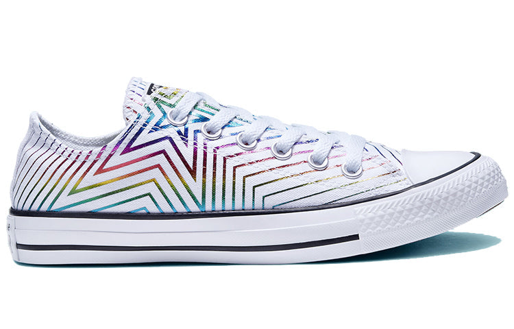 (WMNS) Converse Chuck Taylor All Star Exploding Star Low Top 'White Rainbow' 565440F
