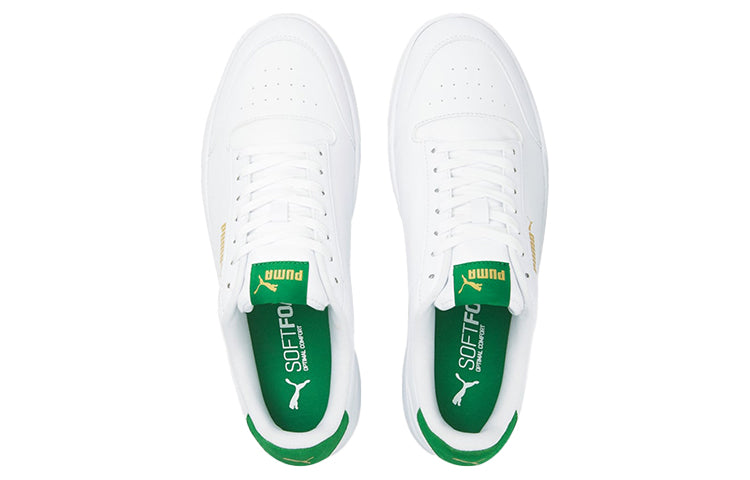 PUMA Shuffle Perf Casual Skate Shoes Unisex White Green 380150-09