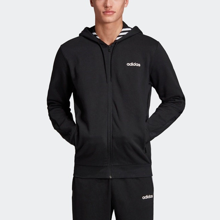 adidas M Mo Fz Outdoor Training Sports Jacket Black EI9725