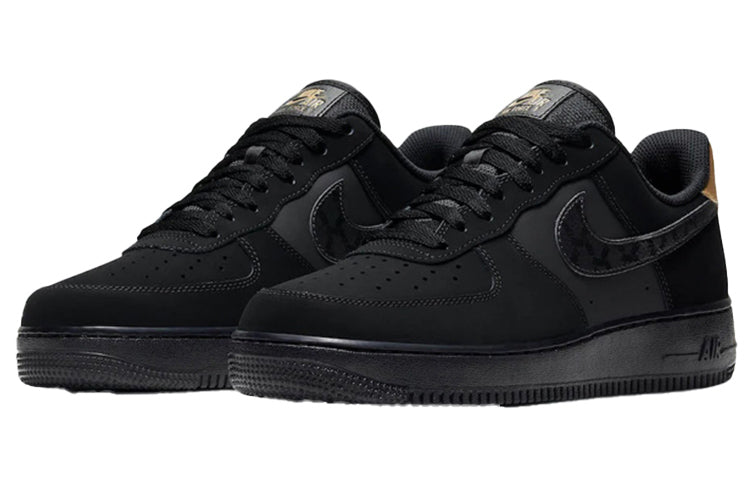 Nike Air Force 1 Low 'Matte Black Gold' DC3951-001
