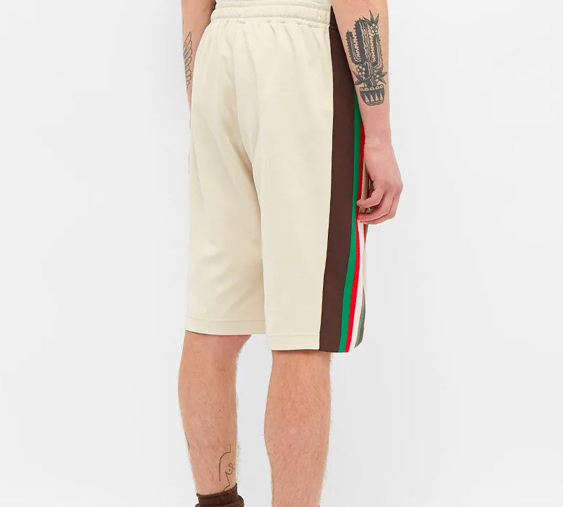 Gucci Grg Side Panel Retro Sports Shorts For Men White 623223-XJCFQ-9146