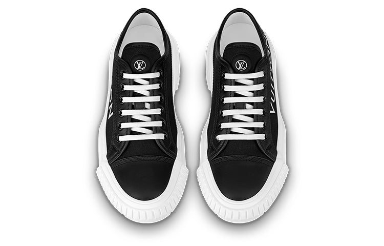 (WMNS) LOUIS VUITTON Squad Sneakers 'Black' 1A9419