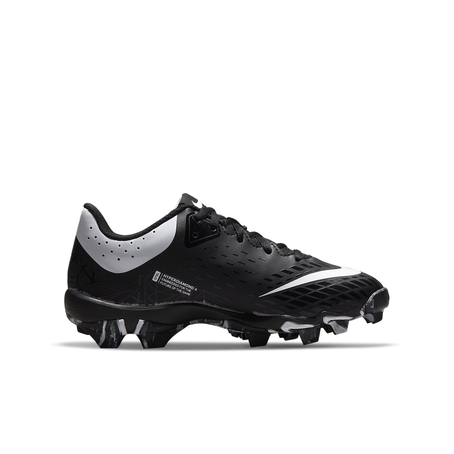 (GS) Nike Hyperdiamond 4 Keystone 'Black White' CZ5919-005