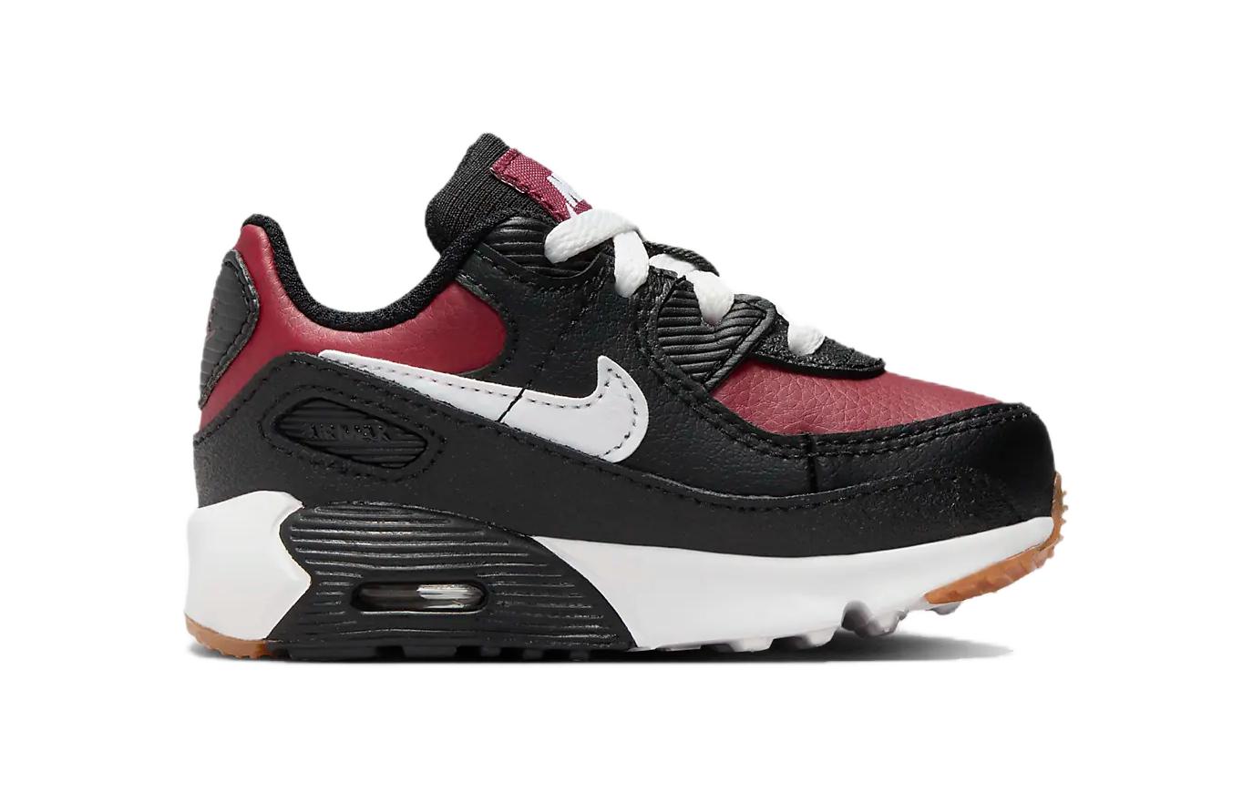 (TD) Nike Air Max 90 Leather 'Black Team Red' CD6868-024