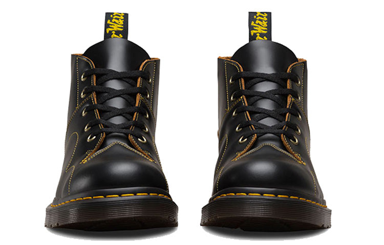 Dr. Martens Church Retro 5 Martin boots Couple Style Black 16054001