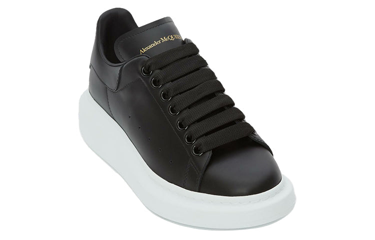 (WMNS) Alexander McQueen Oversized Sneaker 'Black' 553770WHGP01000
