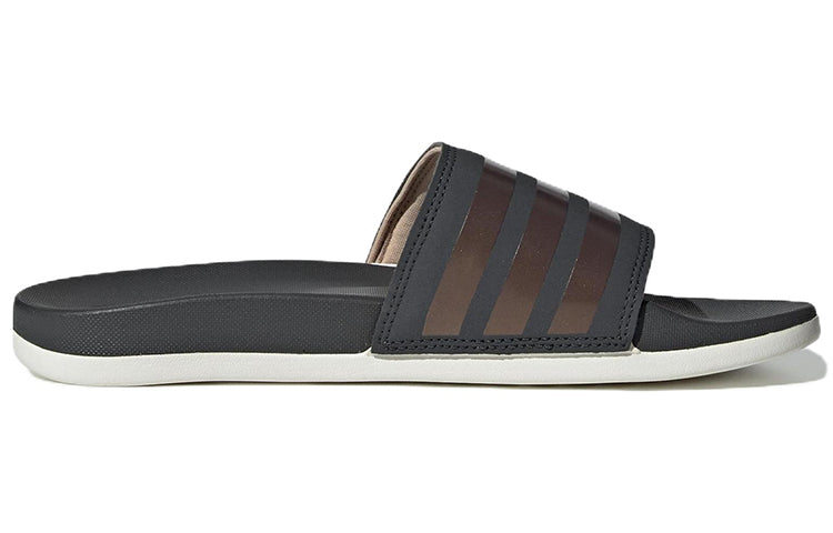 (WMNS) adidas Adilette Comfort Slides 'Stripes Shimmer - Copper Metallic' F97200