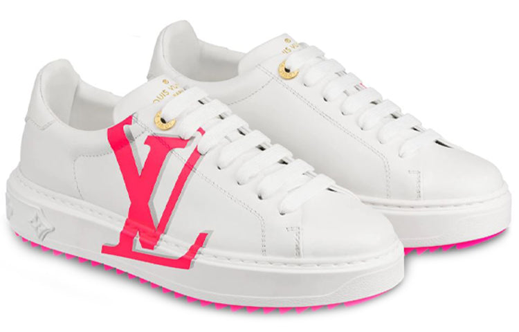 (WMNS) LOUIS VUITTON LV Time Out Sports Shoes White/Pink 1A4VVN