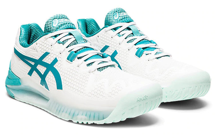 (WMNS) ASICS Gel Resolution 8 'White Lagoon' 1042A072-106