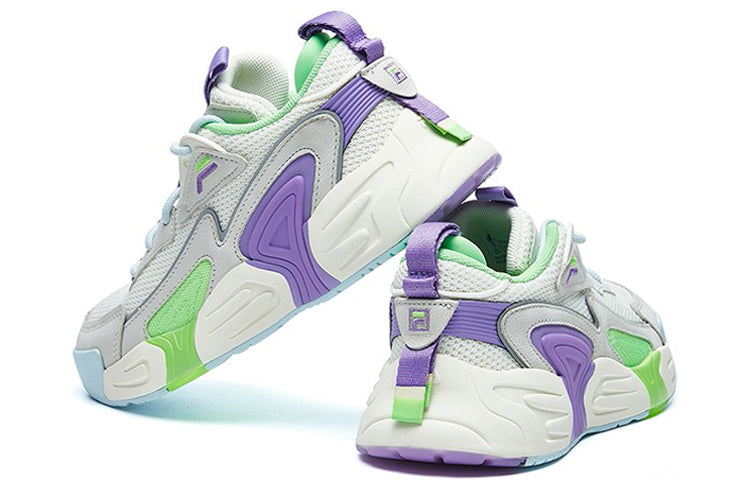 (WMNS) FILA SWARM low swirl sneakers purple/white/grey F12W021213FSP