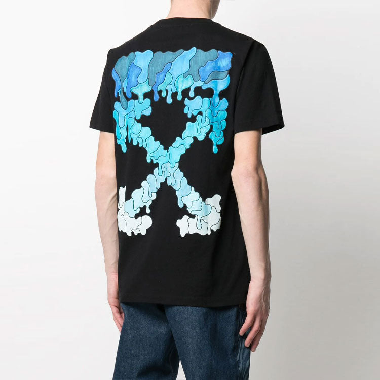 Off-White Marker Slim Tee 'Black' OMAA027S21JER0061045