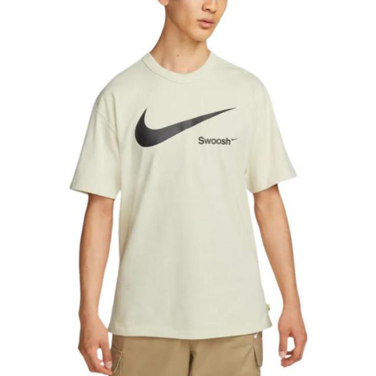 Men's Nike Alphabet Logo Printing Round Neck Short Sleeve Lime T-Shirt DX6309-244