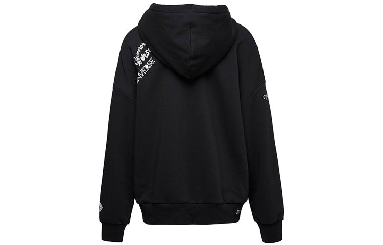 (WMNS) Converse Script Pullover PO Black 10019176001