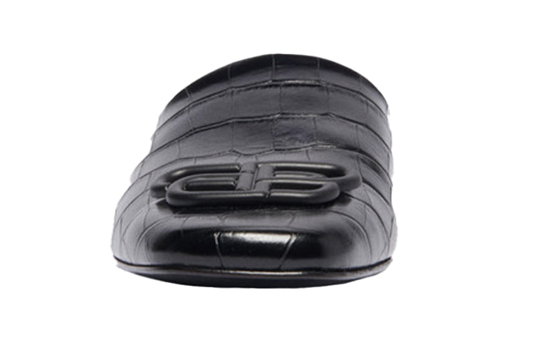 (WMNS) Balenciaga Cosy Mules Black 601218WA9D41000