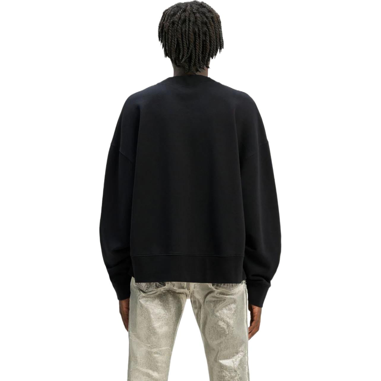 Palm Angels FW22 Star Sprayed Logo Sweatshirt 'Black Green' PMBA026C99FLE0081055