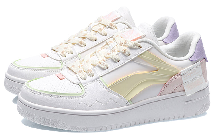 (WMNS) Li-Ning Sport Leisure 'White Yellow Pink' AGCQ378-7