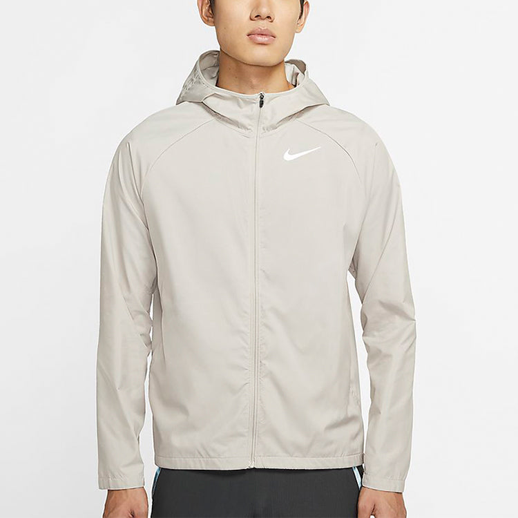 Nike Running Sports Hooded Jacket 'Beige Grey' BV4871-221
